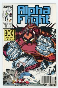 Alpha Flight #65 (1983 v1) Jim Lee Cover Newsstand NM