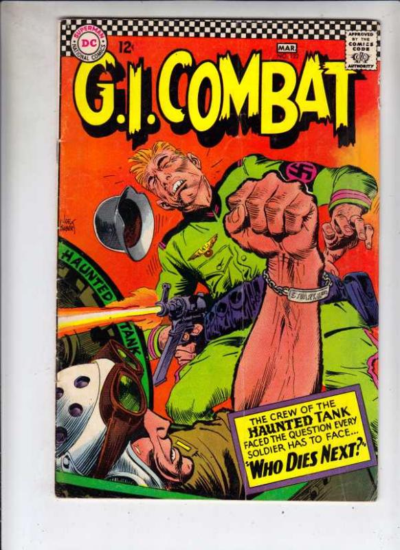 G.I. Combat #122 (Mar-67) FN- Mid-Grade The Haunted Tank