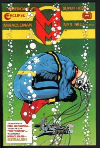 MIRACLEMAN #5-1986-ECLIPSE-COPPER AGE-NICE COPY-HIGH GRADE-NM