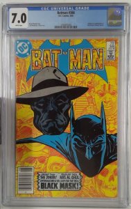 BATMAN 386 (1940) CGC 7.0 FIRST APPEARANCE BLACK MASK (SLAB GRADE) 