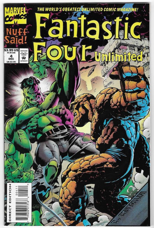 Fantastic Four Unlimited #4 Direct Edition (1993)