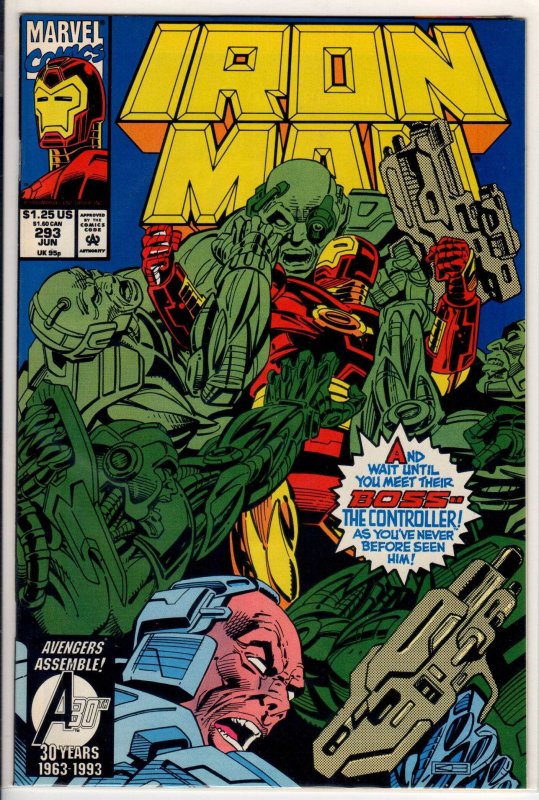 Iron Man #293 Direct Edition (1993) 9.6 NM+