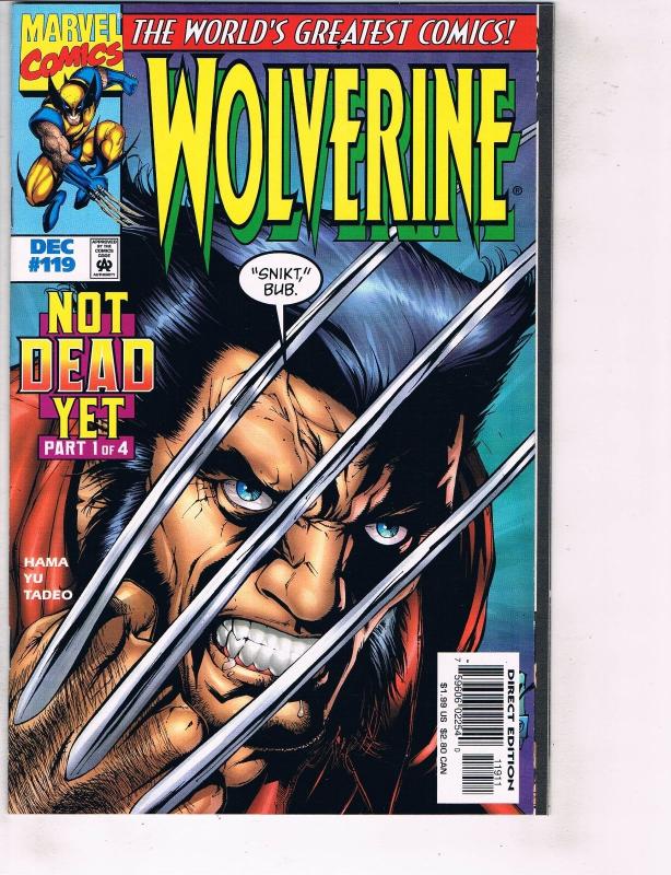5 Wolverine Marvel Comic Books # 116 117 118 119 120 X-Men Jubilee Cyclops TW38