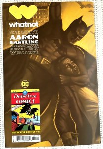 ?~DC~DETECTIVE COMICS #27~WHATNOT ~AARON BARTLING VARIANT~?~SIGNED w/COA~?~?