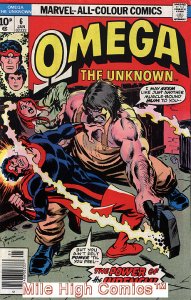 OMEGA (1976 Series)  (OMEGA THE UNKNOWN) (MARVEL) #6 BRITISH Fine Comics