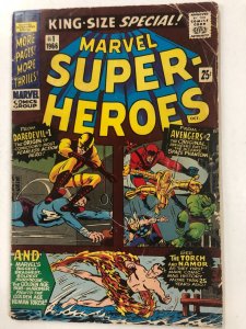 MARVEL SUPER HEROES (October 1966)  1 GOOD classic reprint title