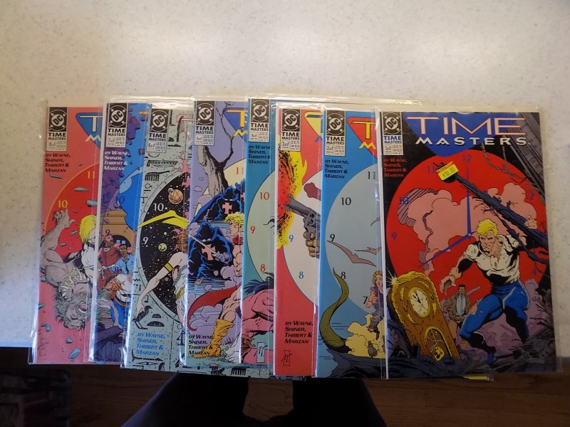 TIME MASTERS # 1-8 DC ACTION ADVENTURE COMPLETE SET VF/NM TO NM