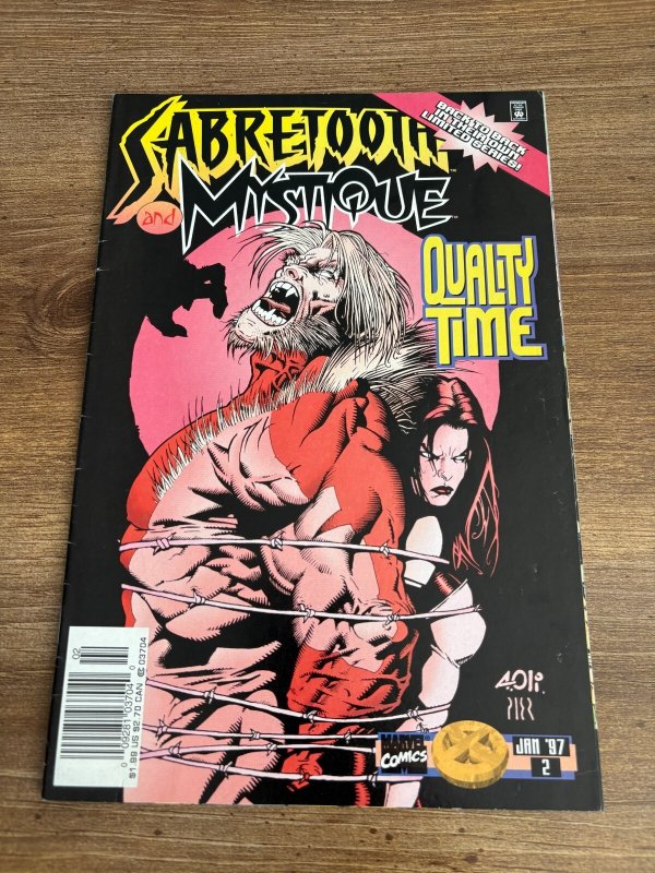 Lot Of 4 Sabretooth & Mystique Marvel Comic Books # 1 2 3 4 VF/NM 17 J365
