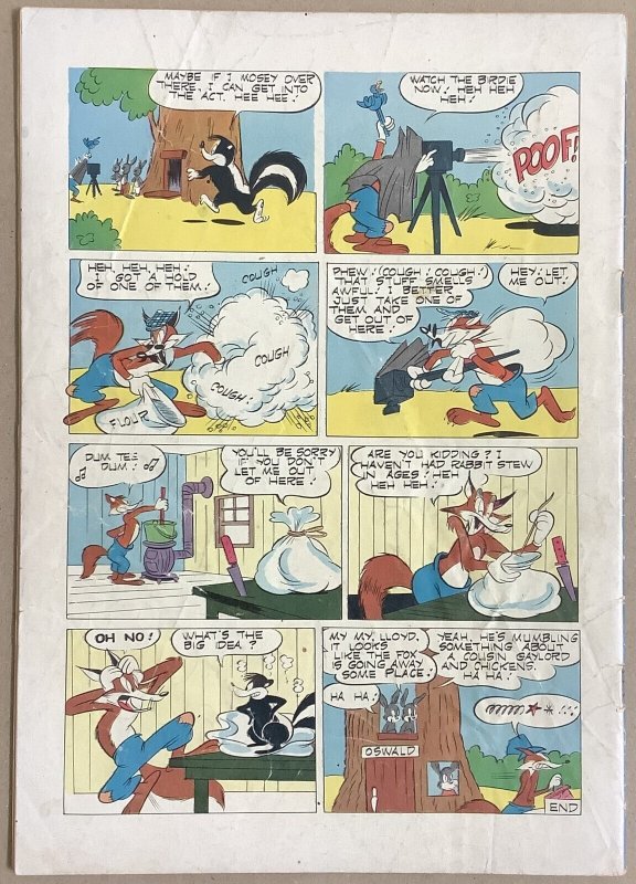 Four Color #458 (1953, Dell) Featuring Oswald the Rabbit. Lower Grade