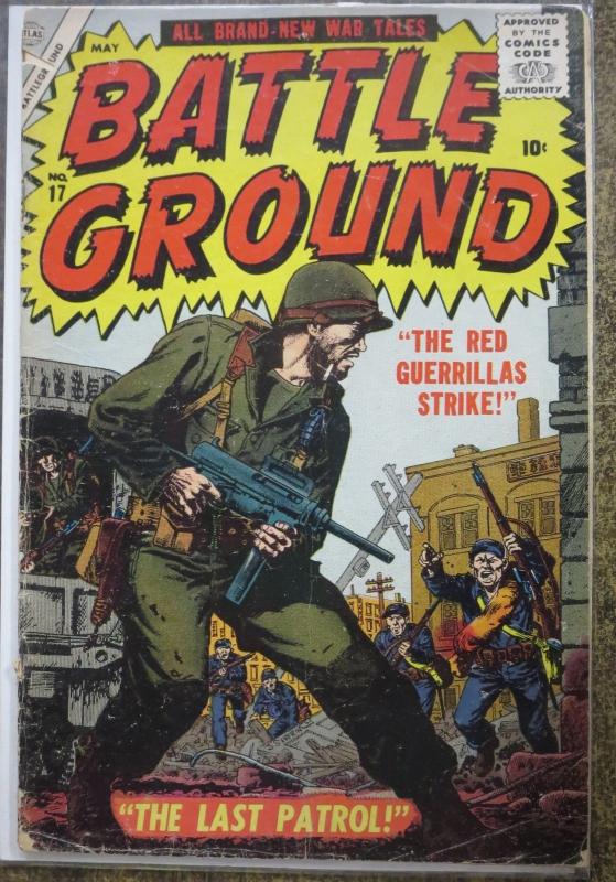 BATTLE GROUND #17 (ATLAS, 1957) GOOD