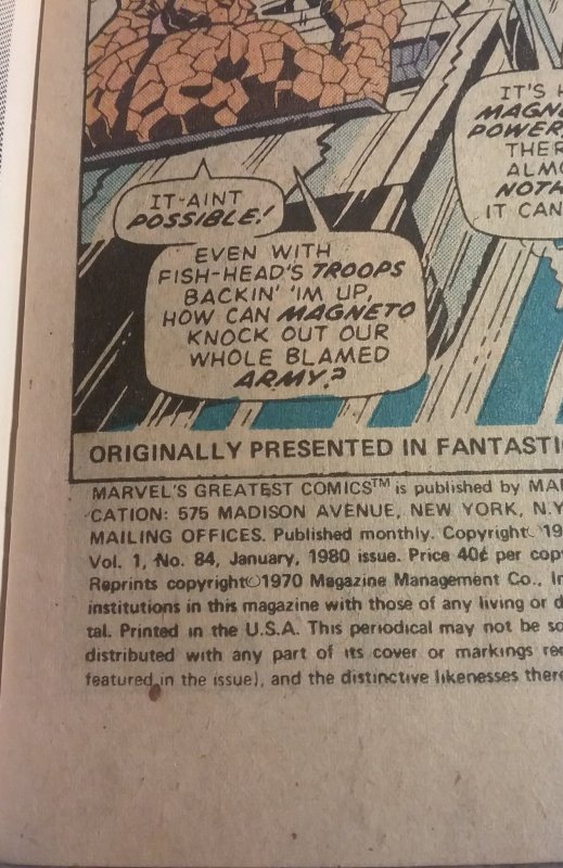 Marvel's Greatest Comics #84 (1980)