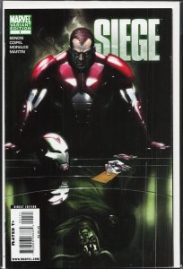 Siege: The Cabal Second Print Cover (2010) Iron Patriot