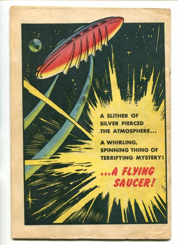 VIC TORRY AND HIS FLYING SAUCER-1950-FAWCETT-BOB POWELL STORY-ONLY ISSUE-vg/fn