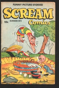 Scream #4 1945-Humor Pubs-Slapstick humor-Golf story-FN-