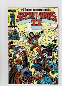 Secret Wars II #9 (1986) A Fat Mouse Almost Free Cheese 4th Menu Item (d) KEY