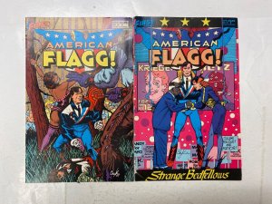 5 American Flagg! #18 19 20 21 22 FIRST comic book 58 KM41