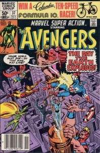 Marvel Super Action #37 (Newsstand) VG ; Marvel | low grade comic Avengers 76 re