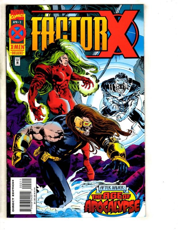 Lot Of 8 Marvel Comic Books Factor X 1 2 3 4 + Gambit & Externals # 1 2 3 4 JD3