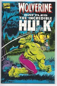 WOLVERINE BATTLES THE INCREDIBLE HULK #1, NM, Herb Trimpe, Marvel 181 1989
