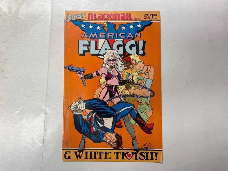 5 American Flagg! #18 19 20 21 22 FIRST comic book 58 KM41
