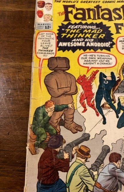 Fantastic Four #15 (1963)Thenmad thinker and his android lower grade