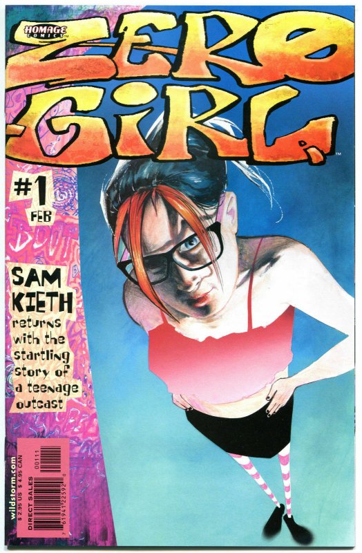 ZERO GIRL 1 2 3 4 5 NM Teen-age outcast Sam Kieth 2002 1-5 set