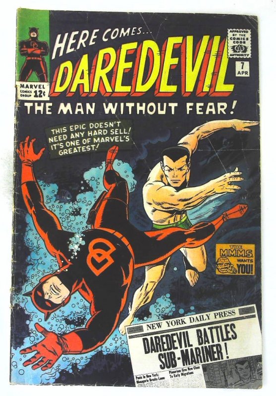 Daredevil (1964 series)  #7, VG+ (Actual scan)