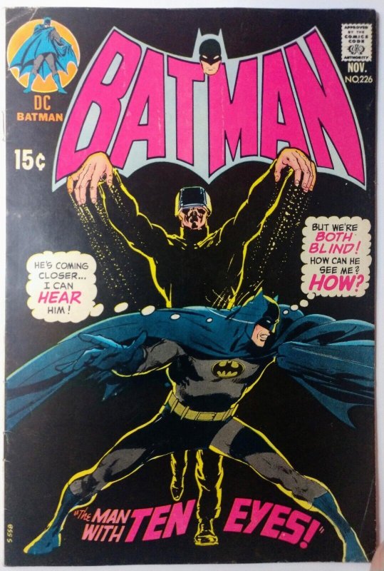 Batman #226 (1970) 1st app of the Ten-Eyed Man | Comic Books - Bronze Age,  DC Comics, Batman, Superhero / HipComic