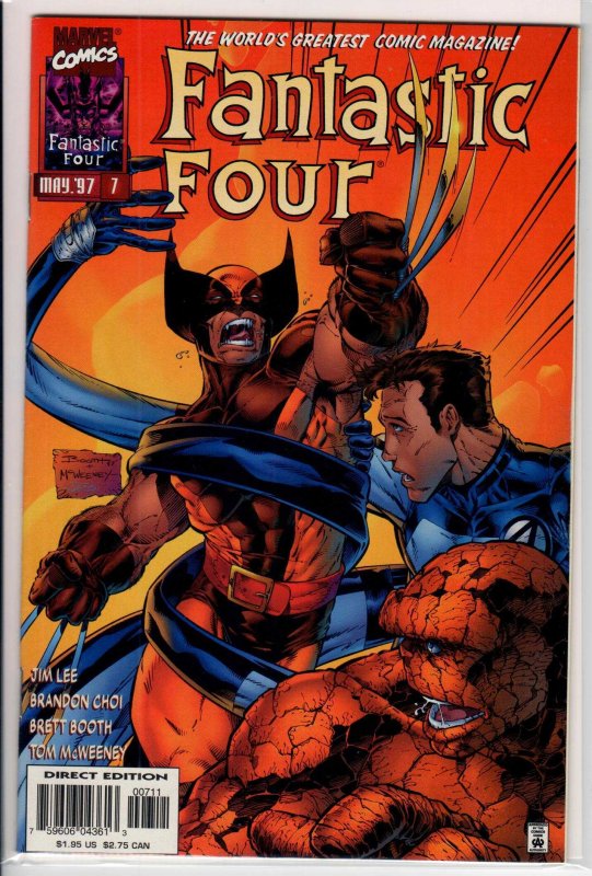 Fantastic Four #7 Direct Edition (1997) 9.4 NM