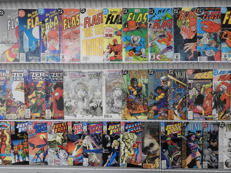 Huge Lot of 200+ Comics W/ Flash, Superman, Lobo +More! Avg. FN+ Condition!