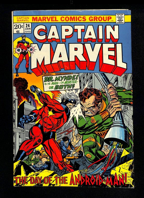 Captain Marvel (1968) #24 Android Man!