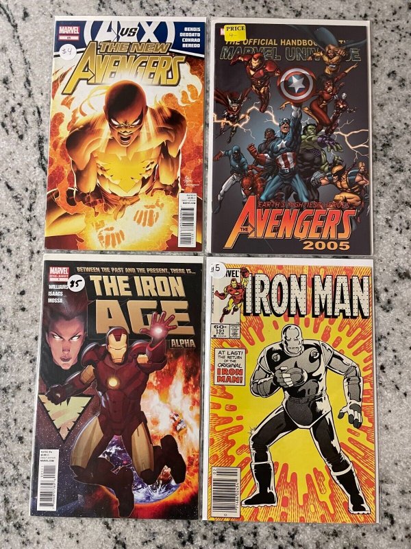 4 Marvel Comics Iron Man 191 Iron Age Alpha 1 Avengers 2005 New Av 25 NM 55 J801 