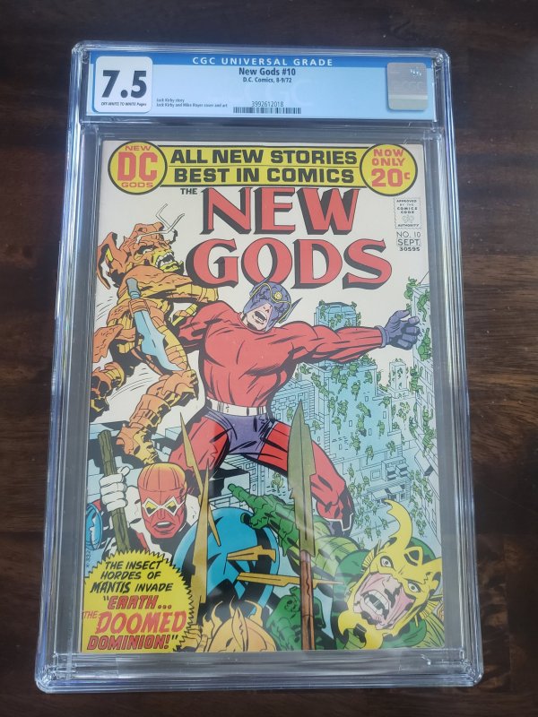 The New Gods complete run 1 through 11 All CGC graded see description for detail