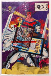 X-Force #1 (1991) Polybagged Negative UPC - Cable Card
