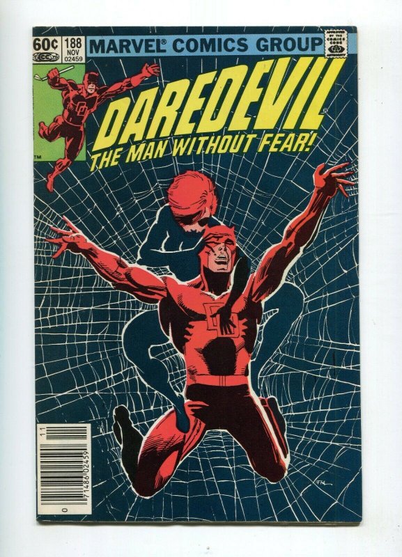 Daredevil 188 VF/NM Black Widow 