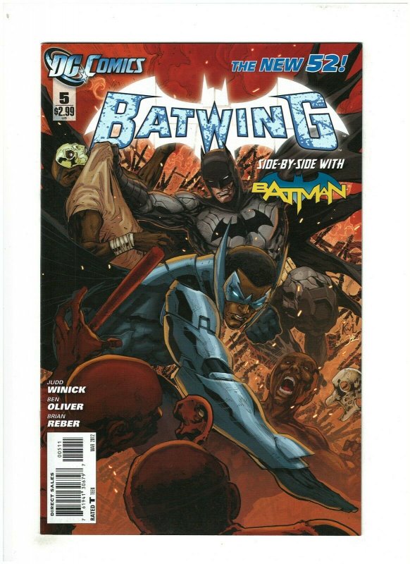 Batwing #5 VF/NM 9.0 DC Comics New 52 2012 Batman app. 