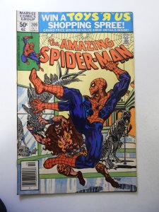 The Amazing Spider-Man #209 (1980) VG Condition moisture stain bc