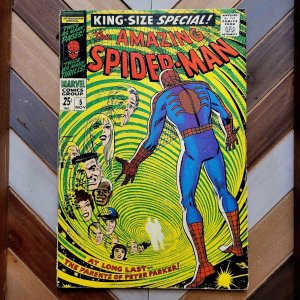 SPIDER-MAN ANNUAL #5 VG (Marvel 1968) Intro PETER PARKER'S Parents! RED SKULL