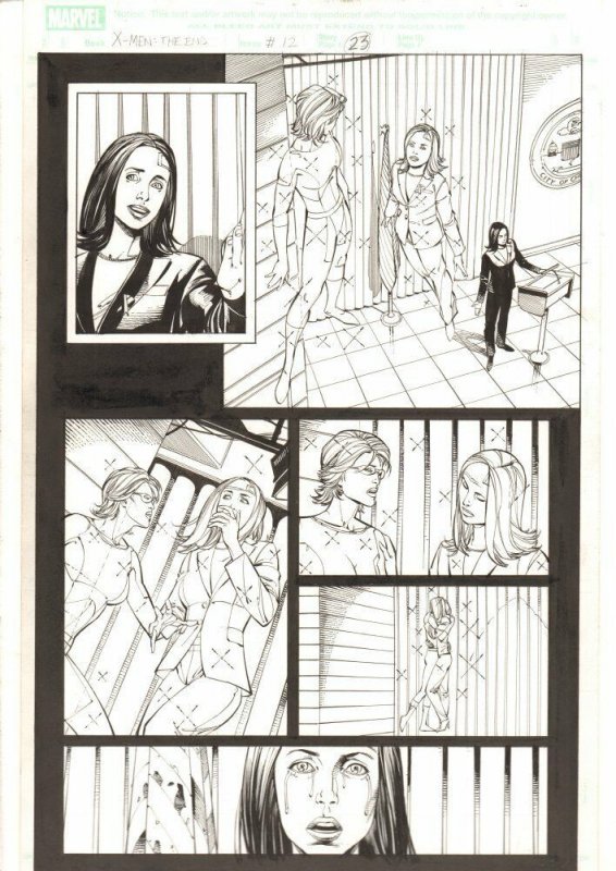 X-Men: The End #12 p.23 - Kitty Pryde running for Mayor - 2006 art by Sean Chen 