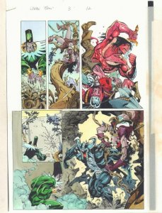 Conan: Flame and the Fiend #3 p.12 Color Guide - Conan Action - by John Kalisz