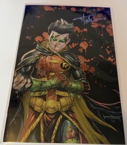 Batman #655 Kirkham Virgin Foil Cover (2023) Signed By Kirkham with COA!
