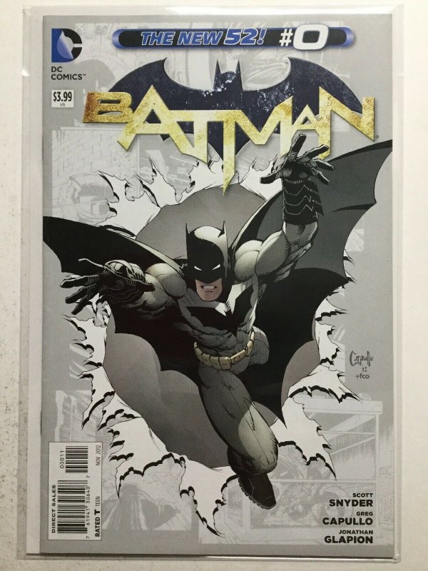 Dc Comics New 52 Batman 0 Near Mint Nm