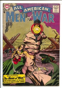 All American Men Of War #59 1958-DC--Hand of War-Joe Kubert  story art-FN