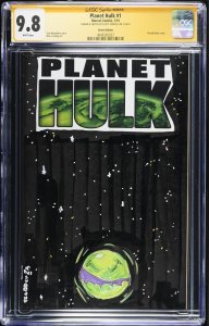 Planet hulk (2015) # 1 (CGC 9.8 SS) Signed & Sketch Scott Lobdell * Variant