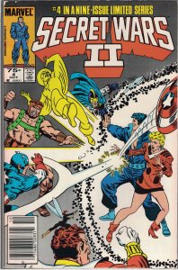 Secret Wars II #4 (1985) Newsstand