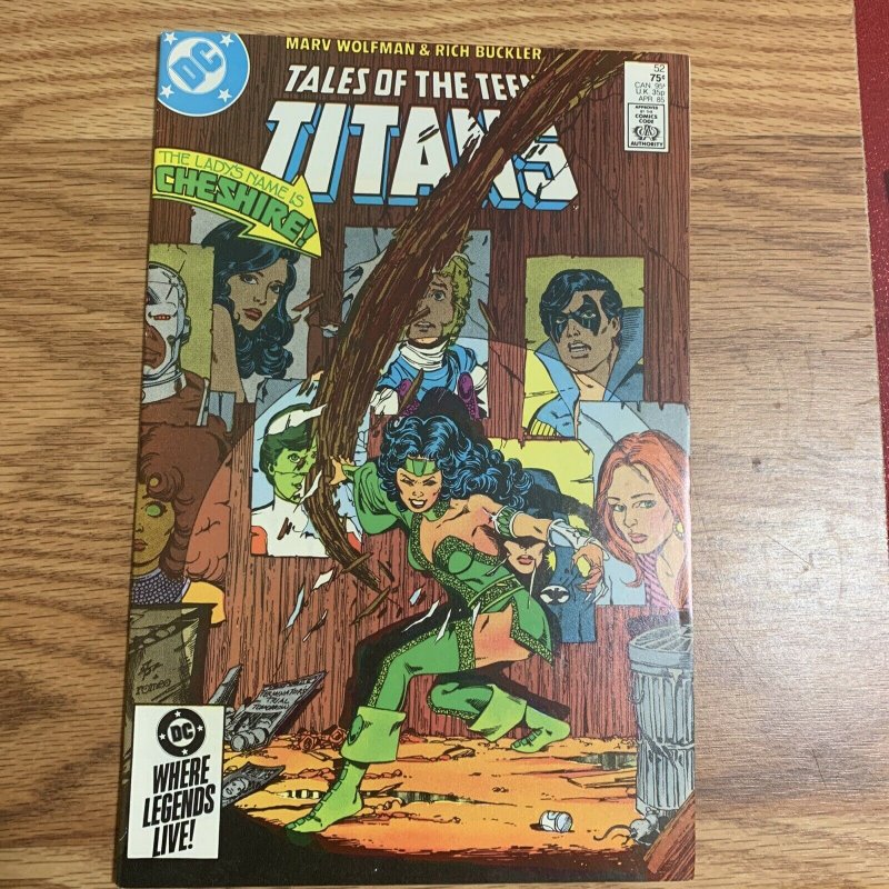 Tales of the Teen Titans #52 1st app Azreal in Cameo 1985 