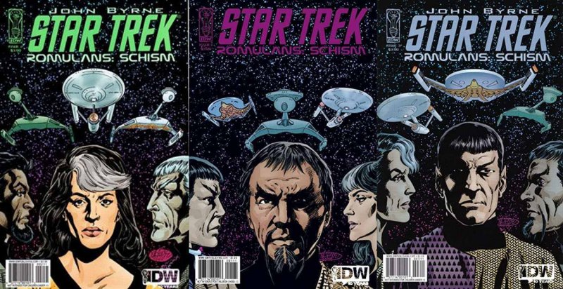 Star Trek: Romulans Schism #1-3 (2009) IDW Comics - 3 Comics