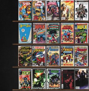 Huge Lot 130+ Comics with Captain America, Fantastic Four & More!