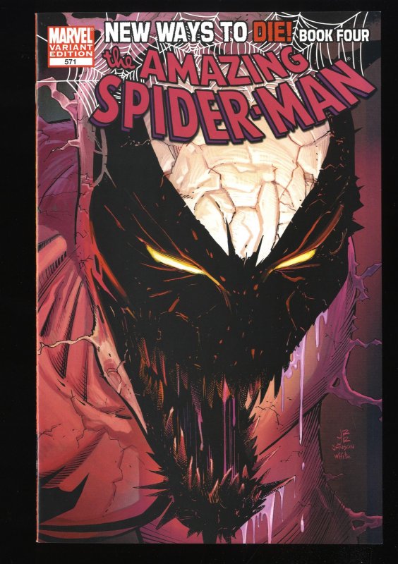 Amazing Spider-Man #571 VF 8.0 Anti-Venom Variant Cover!