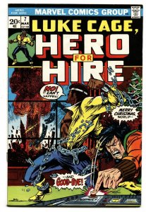 HERO FOR HIRE #7-1973-LUKE CAGE-BRONZE AGE-MARVEL A-Bomb-vf+